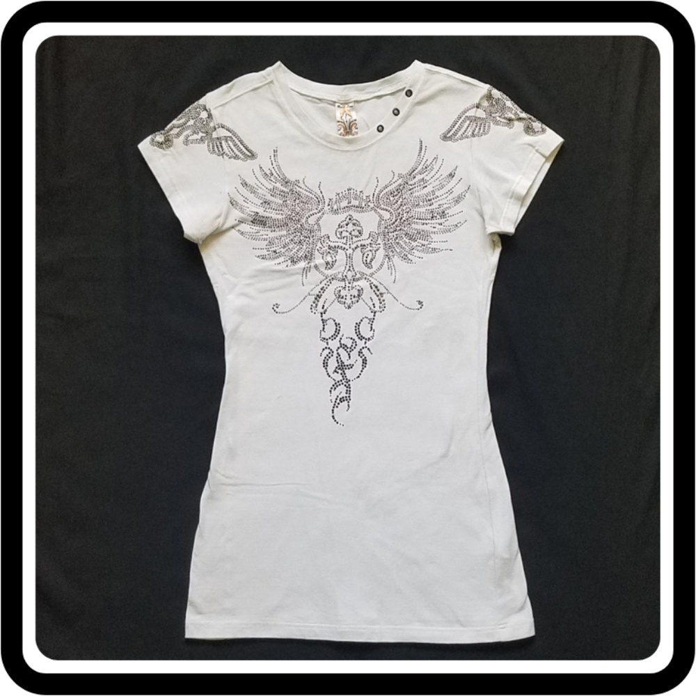 Raw Blue SXC Fit Shirt- Black & Silver Stud Design